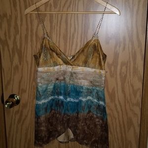 NWOT Guess Marciano silk tank Medium